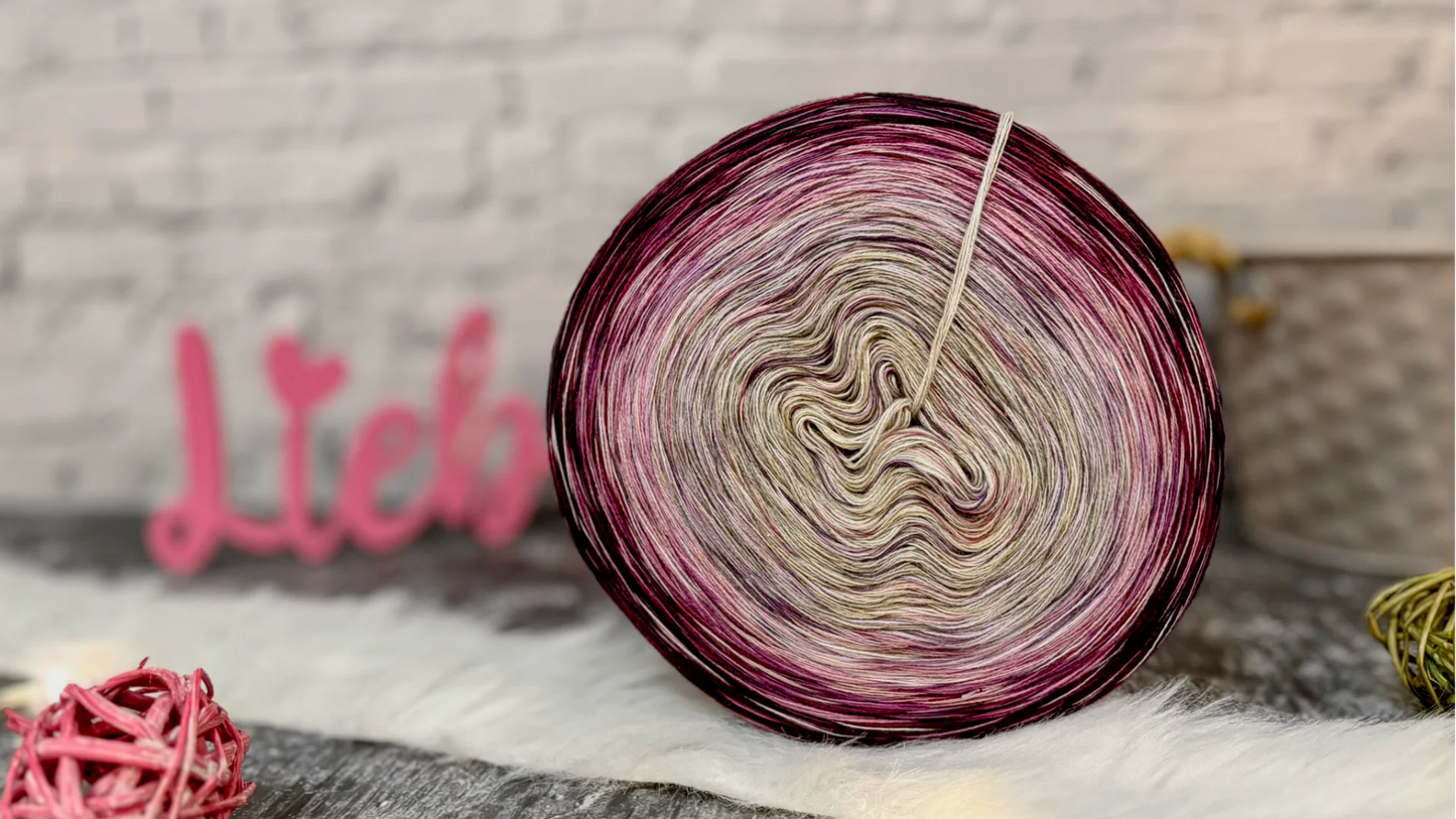 Purple Rainbow Heart